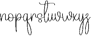 Yesterday Regular otf (400) Font LOWERCASE