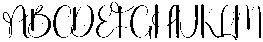Yesterday Regular otf (400) Font UPPERCASE
