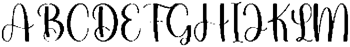 Yesterday Regular otf (400) Font UPPERCASE
