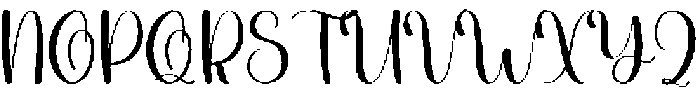 Yesterday Regular otf (400) Font UPPERCASE