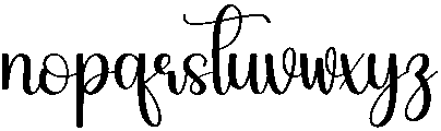 Yesterday Regular otf (400) Font LOWERCASE