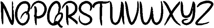Yesterday-Regular otf (400) Font UPPERCASE