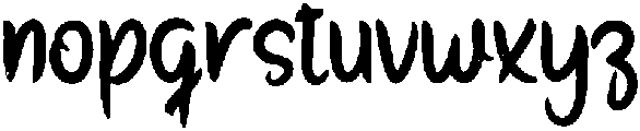 Yesterday-Regular otf (400) Font LOWERCASE