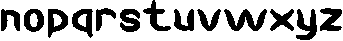 Yesterday otf (400) Font LOWERCASE