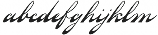 Yesternight-Regular otf (400) Font LOWERCASE
