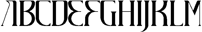 yesterday otf (400) Font UPPERCASE