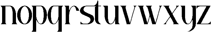 yesterday otf (400) Font LOWERCASE