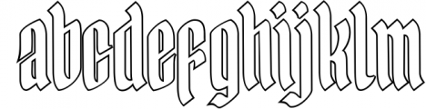 Yerington Typeface 1 Font LOWERCASE