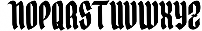 Yerington Typeface Font UPPERCASE