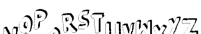 YES_3Dshaken Book Font LOWERCASE