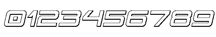 Year One 3D Italic Font OTHER CHARS