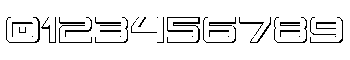 Year One 3D Font OTHER CHARS