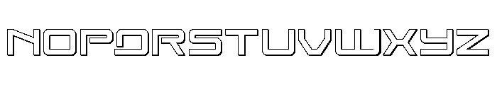 Year One 3D Font UPPERCASE