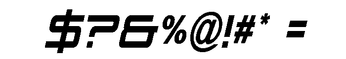 Year One Condensed Italic Font OTHER CHARS