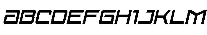 Year One Condensed Italic Font UPPERCASE