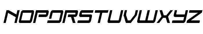 Year One Condensed Italic Font UPPERCASE
