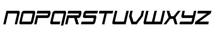 Year One Condensed Italic Font LOWERCASE