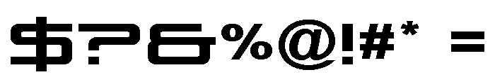 Year One Expanded Font OTHER CHARS
