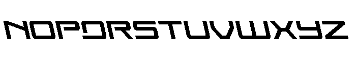 Year One Leftalic Font UPPERCASE