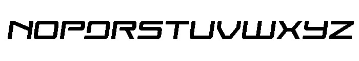 Year One Semi-Italic Font UPPERCASE