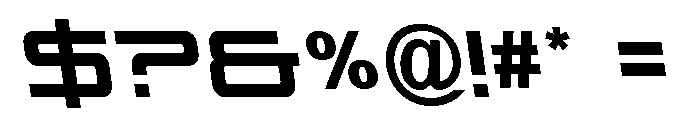 Year One Semi-Leftalic Font OTHER CHARS