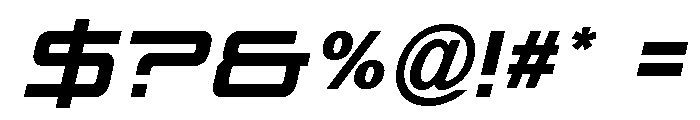 Year One Spaced Italic Font OTHER CHARS