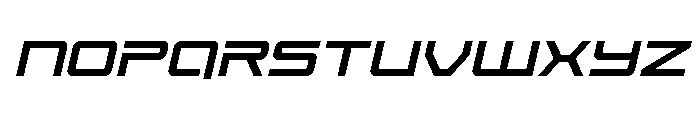 Year One Spaced Italic Font LOWERCASE