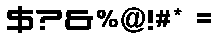 Year One Spaced Font OTHER CHARS