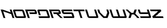 Year One Super-Leftalic Font UPPERCASE