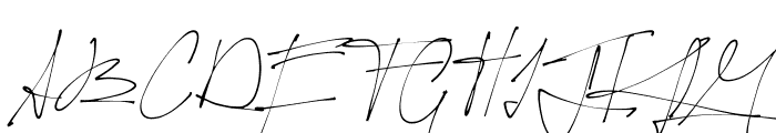 Yellova Signature Font UPPERCASE