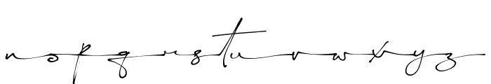 Yellova Signature Font LOWERCASE