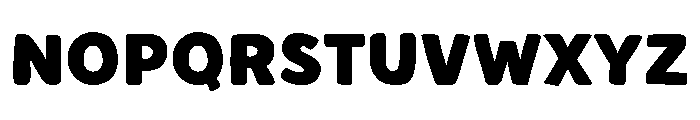 Yellow Banana Font UPPERCASE
