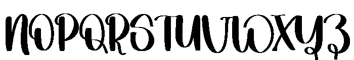 Yellow Mango Font UPPERCASE