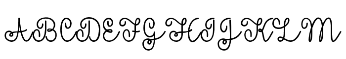YellowButterflies Font UPPERCASE