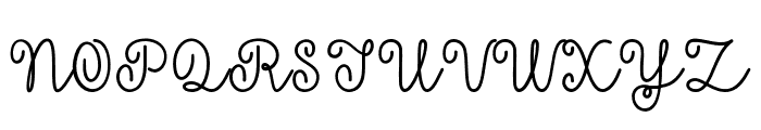 YellowButterflies Font UPPERCASE