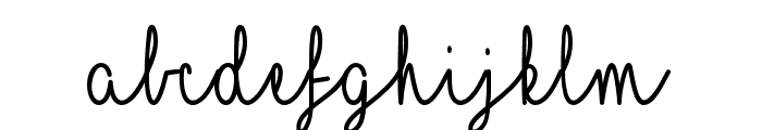 YellowButterflies Font LOWERCASE