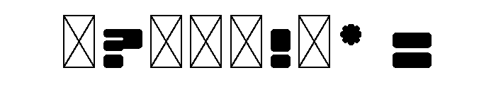 YeniUmut Bold Font OTHER CHARS