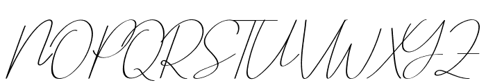 Yestermoon Demo Font UPPERCASE