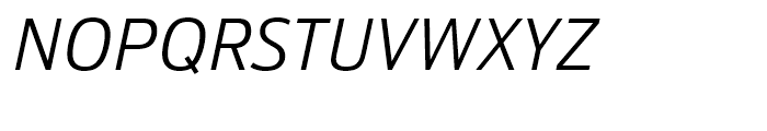 Yefimov Sans Light Italic Font UPPERCASE