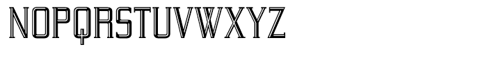Yeoman Gothic Engraved Antique Font UPPERCASE