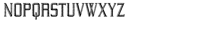 Yeoman Gothic Engraved Font UPPERCASE