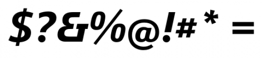 Yefimov Sans Bold Italic Font OTHER CHARS