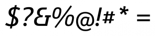 Yefimov Sans Italic Font OTHER CHARS