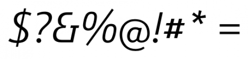 Yefimov Sans Light Italic Font OTHER CHARS