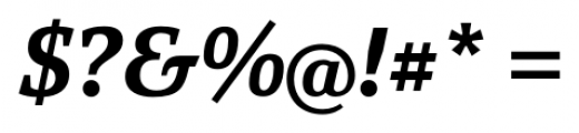 Yefimov Serif Bold Italic Font OTHER CHARS