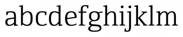 Yefimov Serif Light Font LOWERCASE