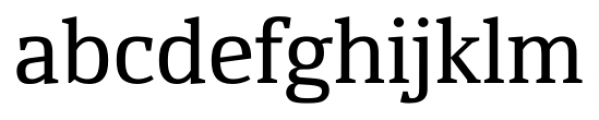 Yefimov Serif Regular Font LOWERCASE