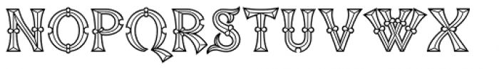 Ye Olde Block NF Font UPPERCASE