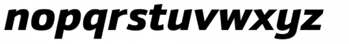 Yefimov Sans Black Italic Font LOWERCASE