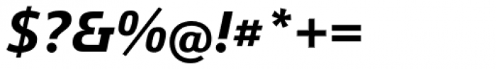 Yefimov Sans Bold Italic Font OTHER CHARS